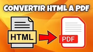 COMO CONVERTIR UNA PAGINA WEB O ARCHIVO HTML A PDF GRATIS ONLINE SIN PROGRAMAS FACIL Y RAPIDO 2024