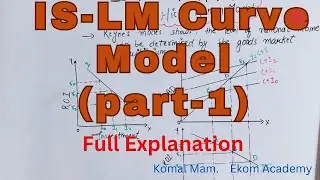 IS-LM curve model (part-1) || By Komal Mam || EKOM Academy