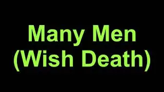 50 Cent - Many Men (Wish Death) (Lyrics)