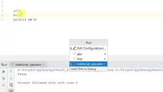 Day 22 Operators in Dept  is and relation operator  Part  4