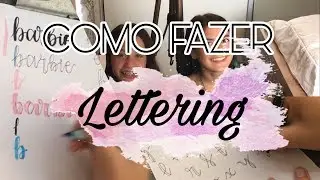 ENSINANDO LETTERING PARA MINHA PRIMA ft. Laura e suas mil ideias