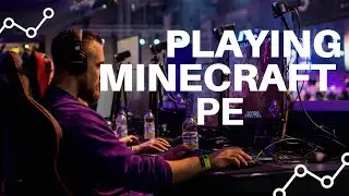 playing minecraft pe #1