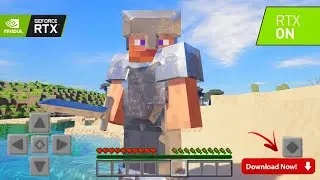 Minecraft Rtx Download | Rtx For Minecraft Pe | Minecraft Rtx Tutorial | Realistic Rtx For Mcpe