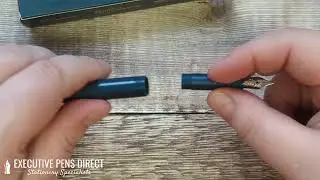 Kaweco COLLECTION Toyama Teal Fountain Pen Demo - Unboxing & Writing