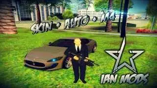 SKIN de Jason Statham+M4+Auto PARA GTA SA