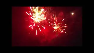 Our Fireworks on Independence Day 7/4/25   |   Moon Backdrop : )