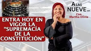 Por “supremacía” constitucional; ya no proceden amparos, controversias ni recursos vs la Carta Magna
