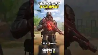 Every Nikto Skin In Cod Mobile (9 Skins) 😳‼️