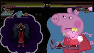 [Mugen GAME] Neptune, Ashley, Aadvark & Mario VS Boris, Pepa, Homer & Pink Panther