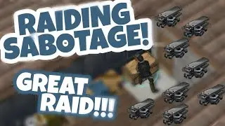 RAIDING SABOTAGE!! GREAT RAID!! Raids in Prey Day Survival
