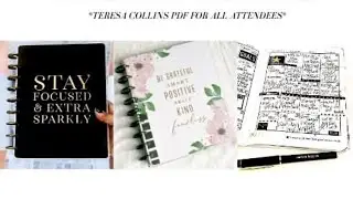 Teresa Collins HAPPY PLANNER- PLAN WITH INTENTION and SET GOALS in a POWERFUL WAY- THE HAPPY PLANNER