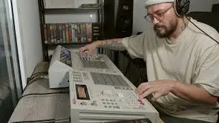 Akai Mpc 60 classic 2000 with Jazz guitar Samples - Boombap Hip Hop  Beat