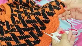 BEAUTIFUL KNITTING DESIGN बुनाई का बहुत सुन्दर डिज़ाइन #fashion #knitting #viral