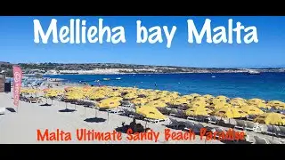 🇲🇹 Mellieha Bay Malta: The Ultimate Sandy Beach Experience in Malta