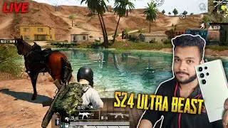 🔴BGMI UPDATE PC GRAPHICS LIVE | PLAYING ALL MAPS ON PC GRAPHICS SETTINGS ON S24 ULTRA🥵 #PlayGalaxy