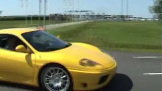 Ferrari 360 Modena accelerating! Awesome exhaust sound