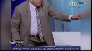 Diskussionskultur zwischen ein Imam und einen Rechtsanwalt im Ägyptischen TV.