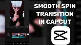 How to make smooth spin transition | on capcut
