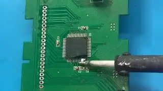 Removing Extra Solder on IC Pads