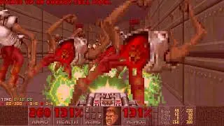 Doom 2 [Revenant Hallway]: Spooky Scary Revenants send missiles ... (Map02) - UV-speed in 00:13.63