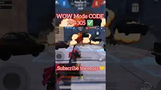 wow mode codes in pubg mobile 😱🔥 || bgmi wow map codes 