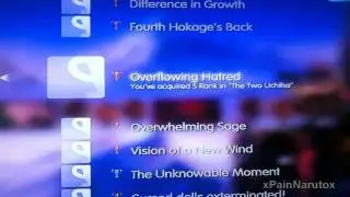 Naruto Shippuden Ultimate Ninja Storm 2 Trophies list English