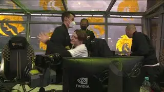 Team spirit reaction after secure top 4.The International 2021 Dota 2 Highlights.Team spirit vs VP.