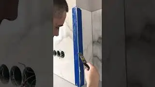 Керамогранит на фартук с углом под 45 градусов #керамогранит
