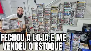Fechou a loja de vídeo games e me vendeu o estoque