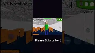Baldi’s Basics - LOOKS LIKE ITS SWEEPING TIMEEE!!!