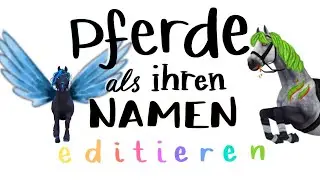 Pferde als ihren Namen editieren 🎨 // SSO