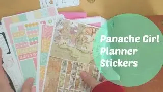Panache Girl Planner Stickers: Unboxing, Plan with me, and Review