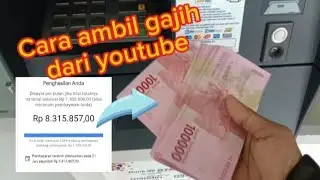 cara ambil gaji youtube pemula