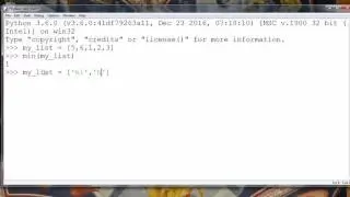 How to get a minimal value of a list in Python programming language - example ( min() function)