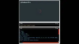 HTML | CSS | Loader Animation | Interactive Component | UI design | 