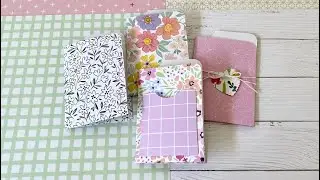 🌟 GRAB Your 6x6 Paper Pad 🌟 Mini File Tab Pocket Folder ✂️ QUICK MAKE | Ephemera/Gift Holder