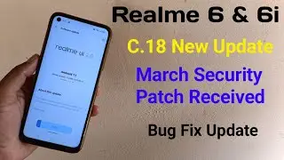 Realme 6 & 6i C.18 New Software update received @gyanotechgyan