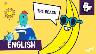 Learn English with BASHO & FRIENDS | Vacation at the beach