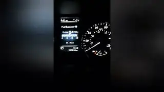 Настройка часов на щитке приборов Nissan Rogue | Setting the clock on the Nissan Rogue dashboard
