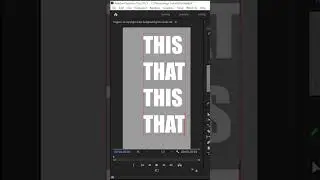 How Put Video In Text In Preimier Pro  #shorts
