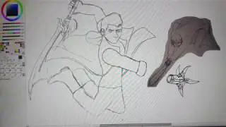 Devil May Cry 5 Line Art Process