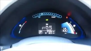 Nissan Leaf зимой