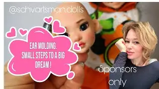 A doll with your own hands .Ear molding.