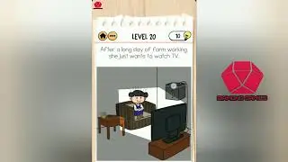 Brain Test 2 Emily's farm Level 20 after a long day of farm working she just wants to watch tv