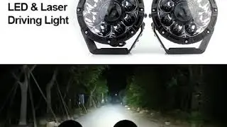 NEW Technology! Led Laser Driving light road testing