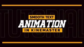 Glossy Text Animation in Kinemaster || Pixellab ||