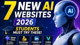 7 New AI Websites Students Must Try in 2026 – Boost Productivity Fast