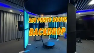 360 photo booth backdrop | events | Christmas Party