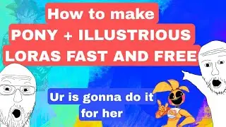 Fast and Easy method to make pony / illustratious / sd xl loras for free