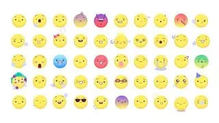 New Animated Emoticons Pack v. 2 | After Effects Template From Videohive | 2017 | By 3uma